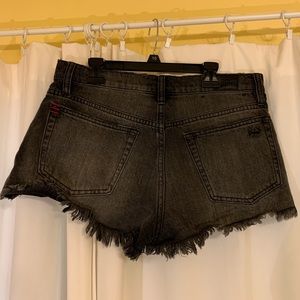 BDG Urban Outfitters Black Ripped Jean Shorts